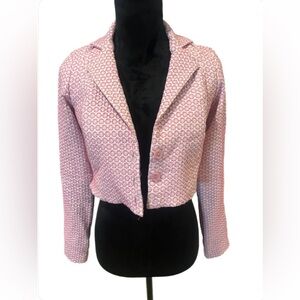 Show Me Your Mumu Pink Waldorf Jacket- extra small